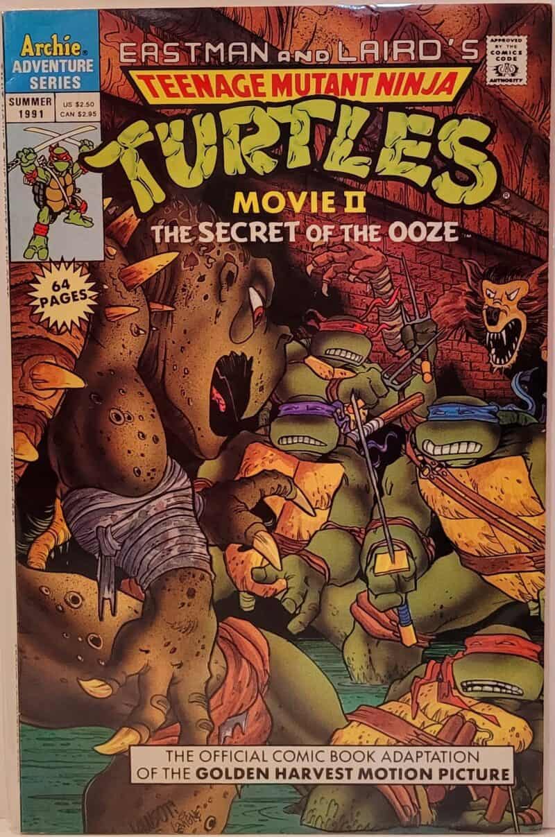 Teenage Mutant Ninja Turtles II: The Secret of the Ooze (1991) Official Movie Adaptation #1