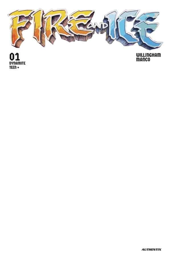 Fire And Ice Cvr D Blank Authentix #1