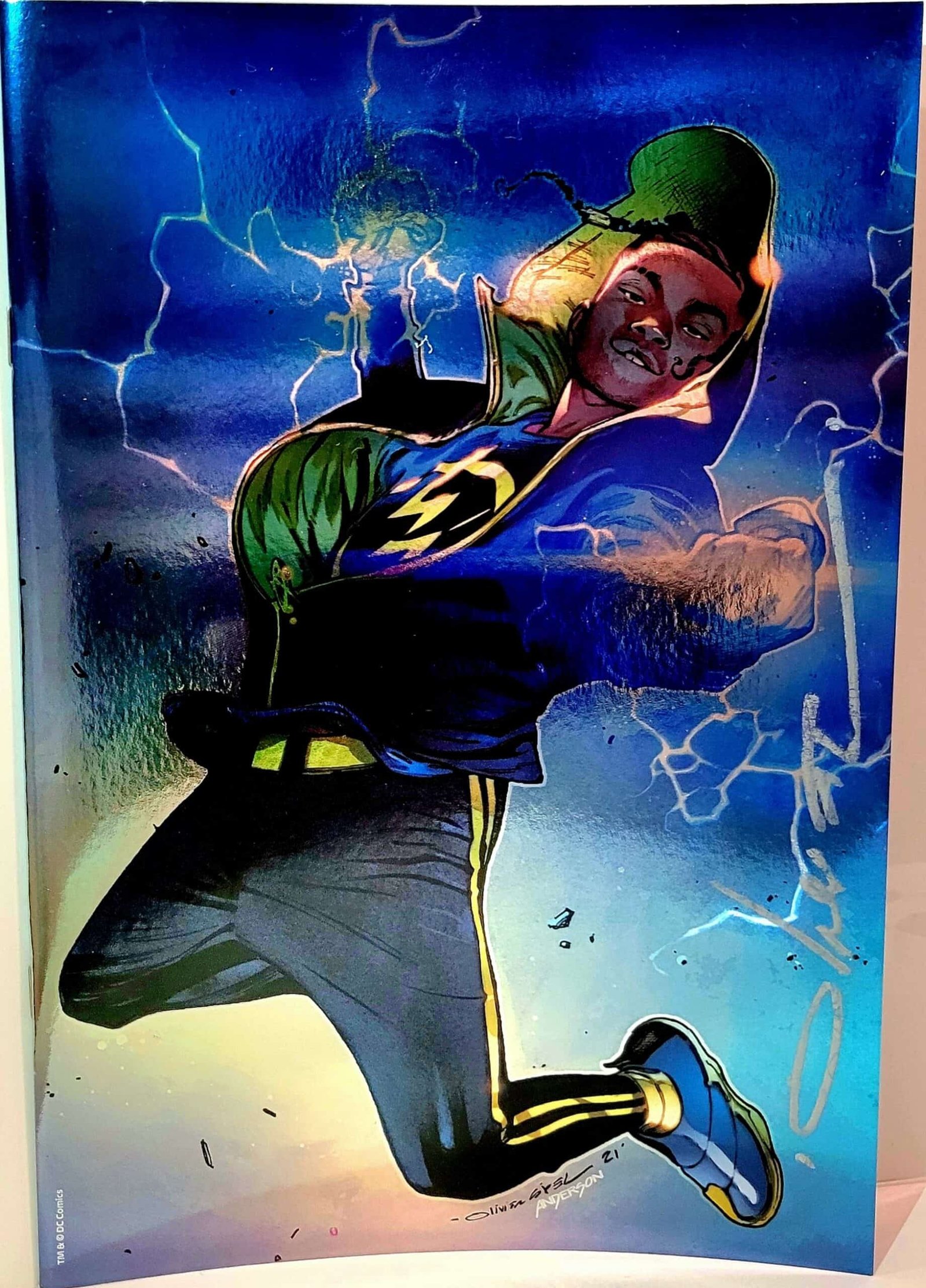 Static Season One #1E Foil Signed by Olivier Coipel