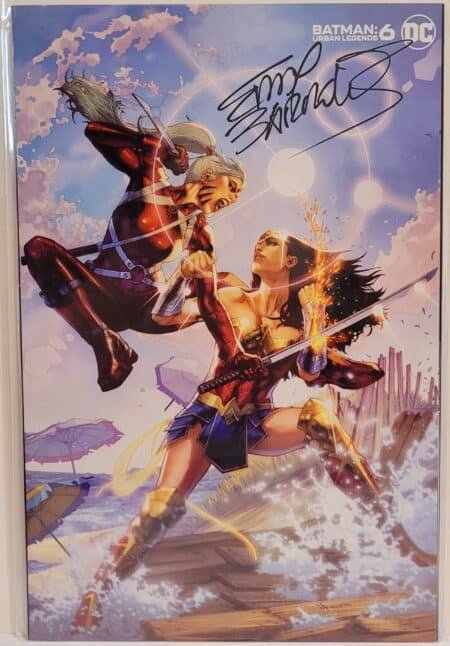 Batman Urban Legends #6B Cvr Jay Anacleto Signed by Eddy Barrows