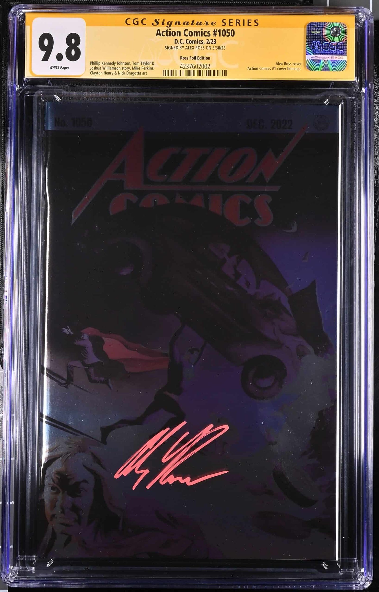 Action Comics Ross Foil Edition #1050 CGC 9.8 Signed by Alex Ross