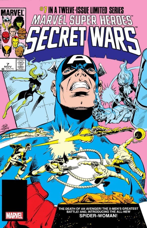 Marvel Super Heroes Secret Wars Facsimile Edition Cvr B Foil Variant #7