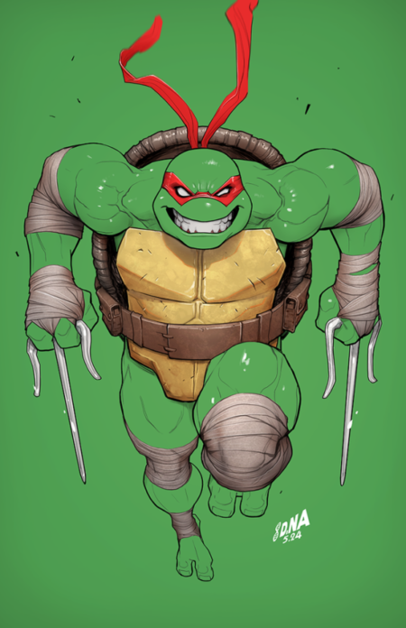 Teenage Mutant Ninja Turtles (2024) Variant David Nakayama Negative Space #1 Unknown Comics