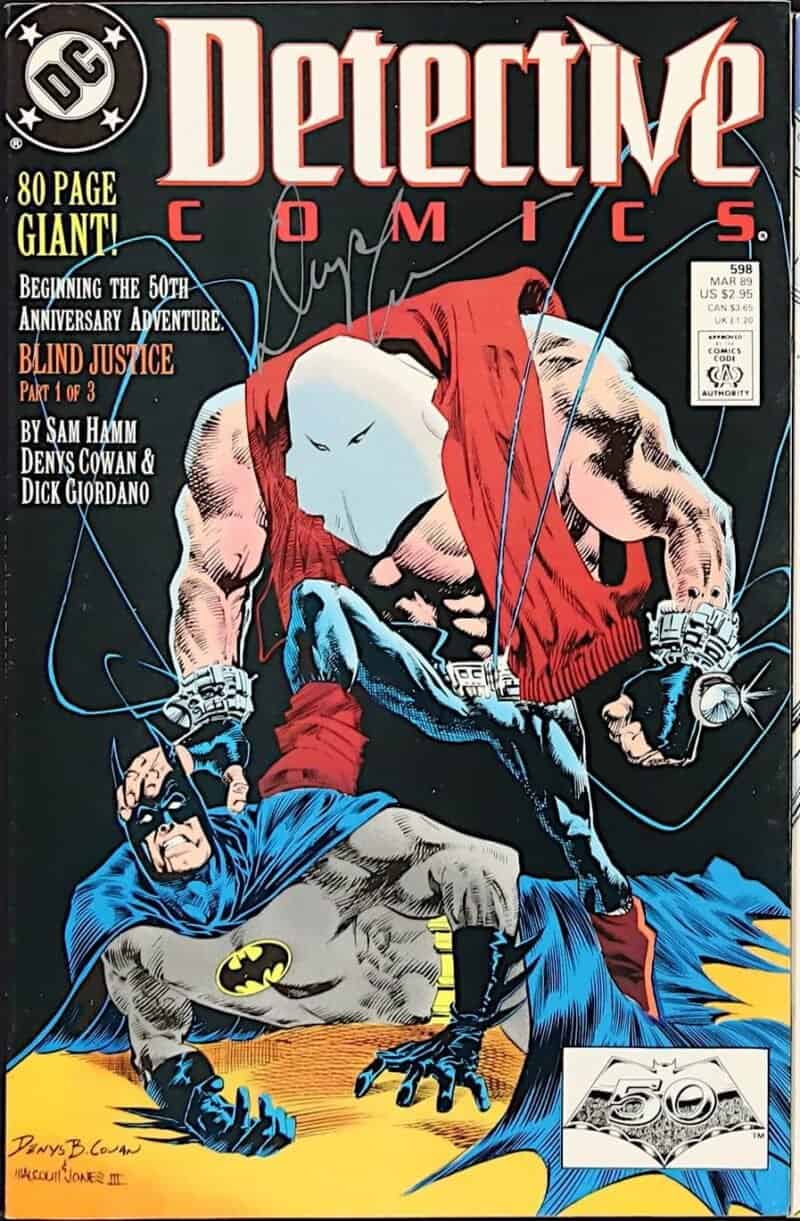 Detective Comics #598 Signed by Denys Cowan