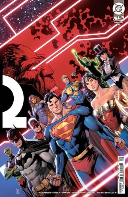Dc All In Special Cvr D Daniel Sampere Wraparound Foil Var #1
