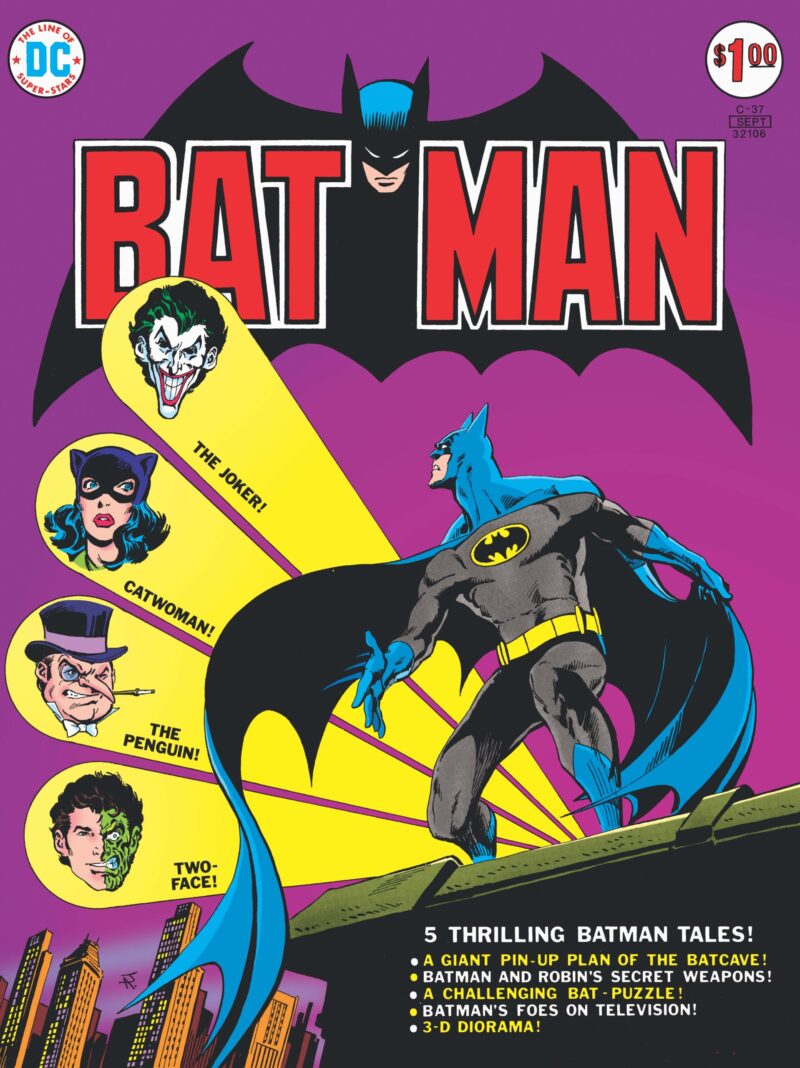 Batman (1974) DC Treasury Edition Facsimile Edition (2024 DC) Cvr B Jim Aparo Foil Var C-37