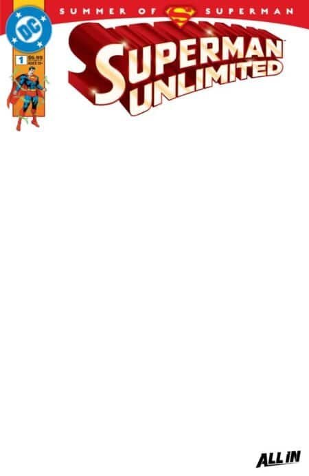 Superman Unlimited Cvr I Blank Card Stock Var #1