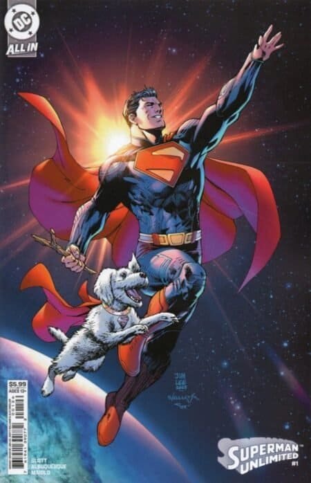 Superman Unlimited Cvr G Jim Lee Superman Month Card Stock Var #1