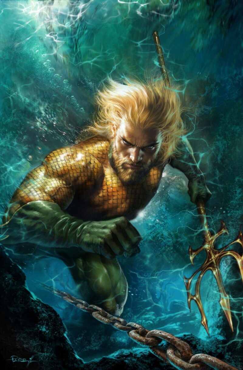 Aquaman Cvr B Lucio Parrillo Card Stock Var #9