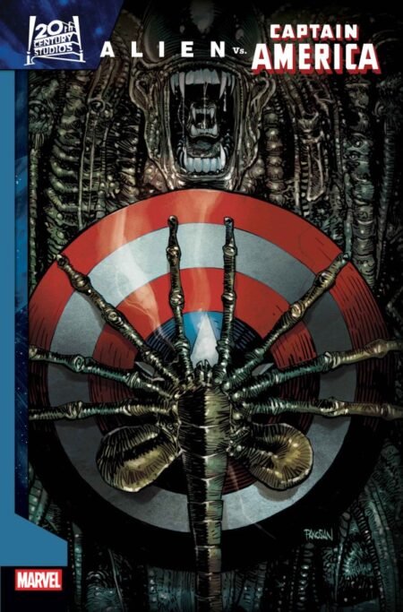 Alien Vs. Captain America Cvr B Dan Panosian Foil Variant #1