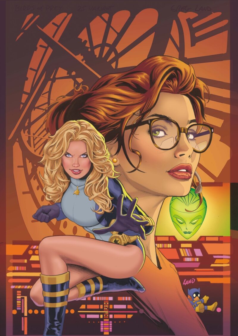 Birds Of Prey Cvr C Greg Land Card Stock Var #25