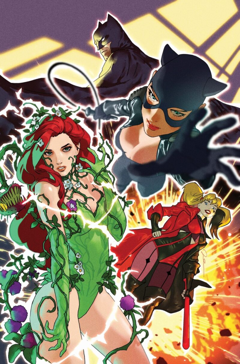 Batman Cvr E Gerald Parel Gotham City Sirens Card Stock Var #162