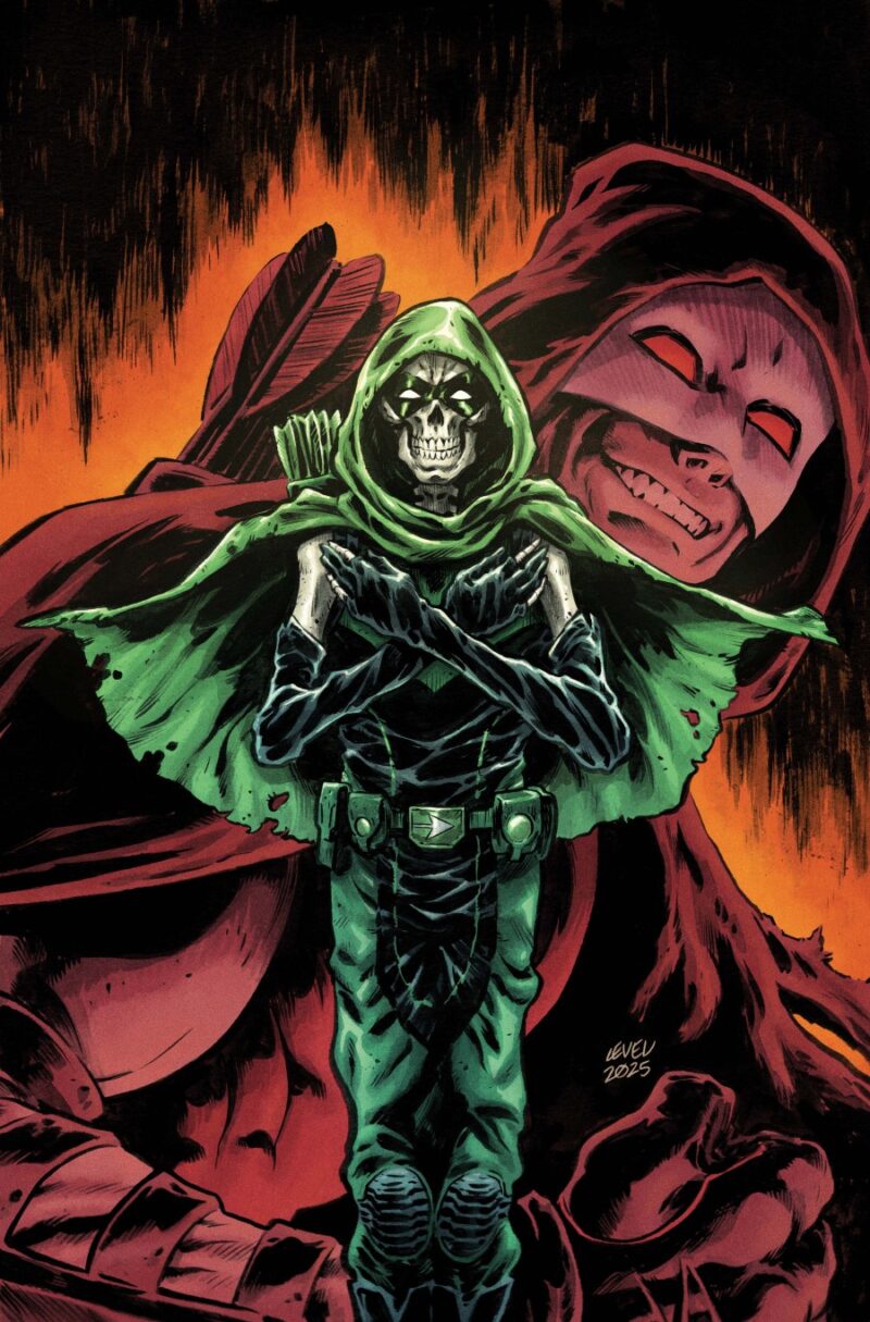 Green Arrow Cvr B Brian Level Card Stock Var #28