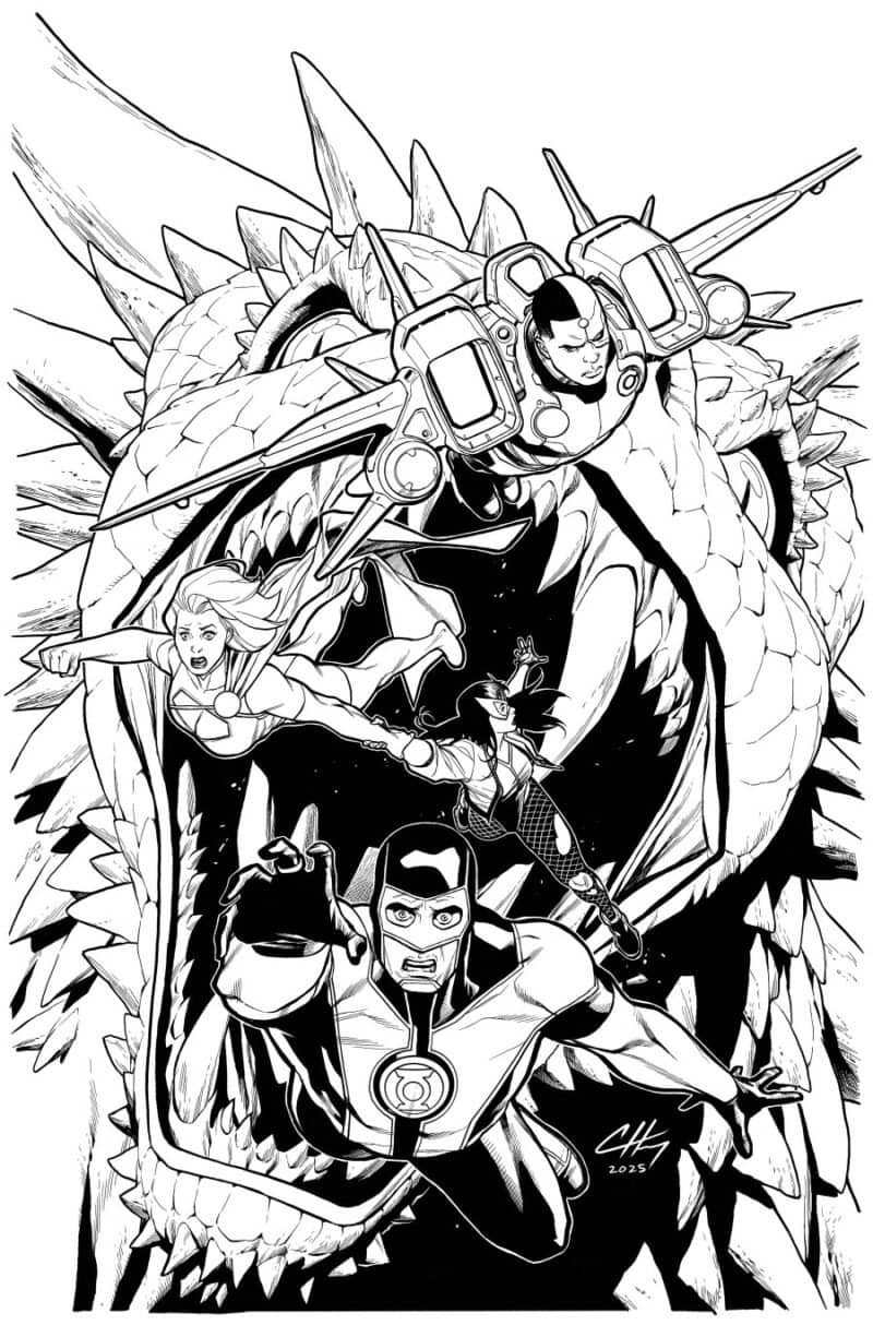 Justice League Red Cvr A Clayton Henry #3