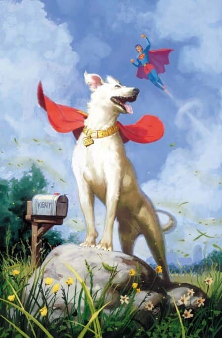 Krypto The Last Dog Of Krypton Cvr B David Talaski Card Stock Var #5