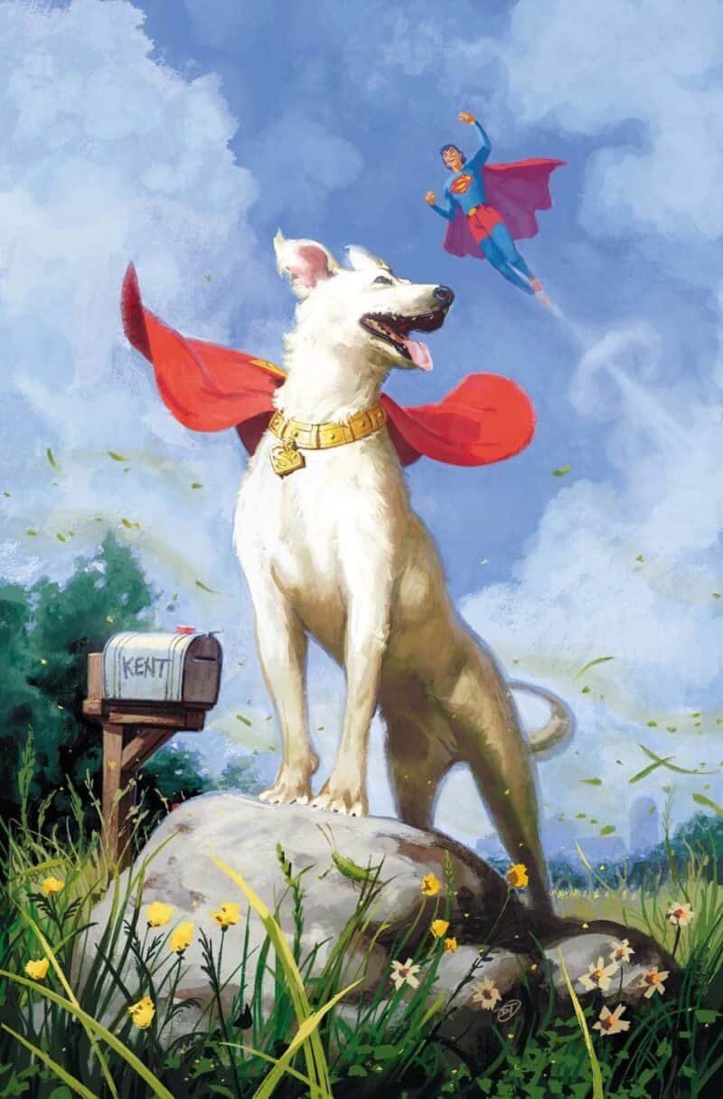 Krypto The Last Dog Of Krypton Cvr B David Talaski Card Stock Var #5
