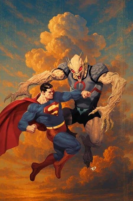 Superman Cvr C Ariel Olivetti Card Stock Var #29