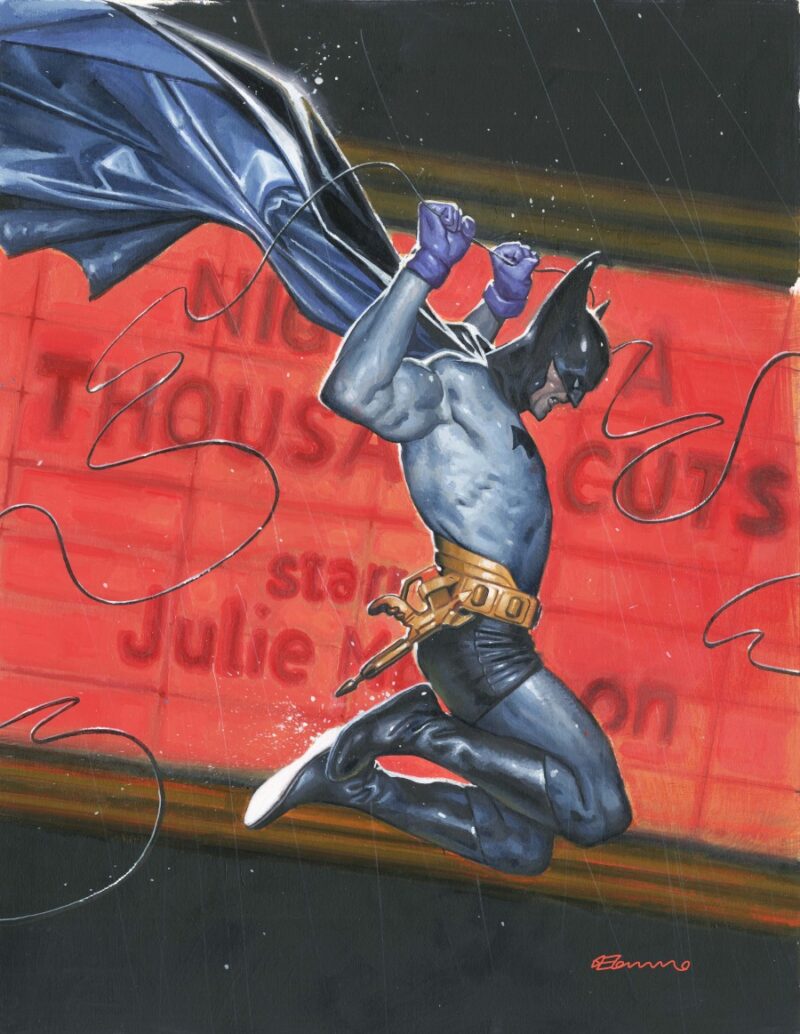 Bat-Man Second Knight Cvr C Fabrizio De Tommaso Card Stock Var #1