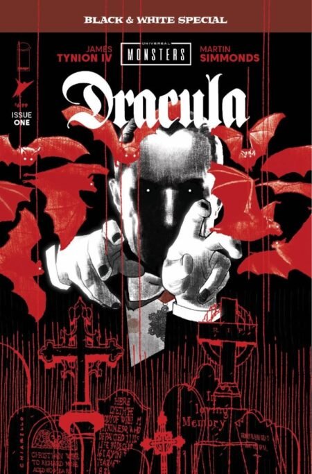 Universal Monsters Dracula Black And White Special Cvr B Mark Chiarello Var #1