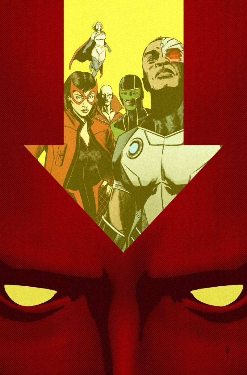 Justice League Red Cvr B Jorge Fornes Card Stock Var #2