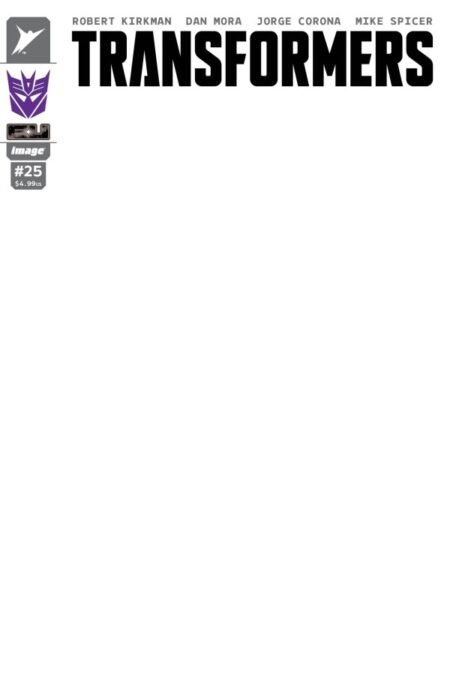 Transformers Cvr H Blank Sketch Decepticon Var #25