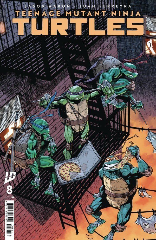 Teenage Mutant Ninja Turtles Cover Incentive 1:50 Justin Mason #8