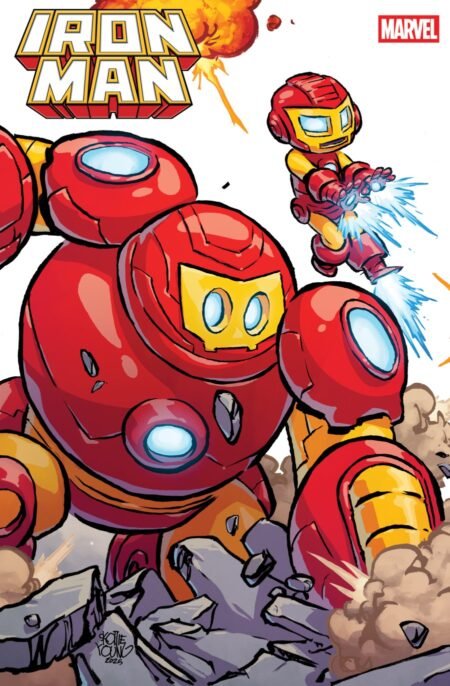 Iron Man Cvr B Skottie Young 4-Part Connecting Variant #3