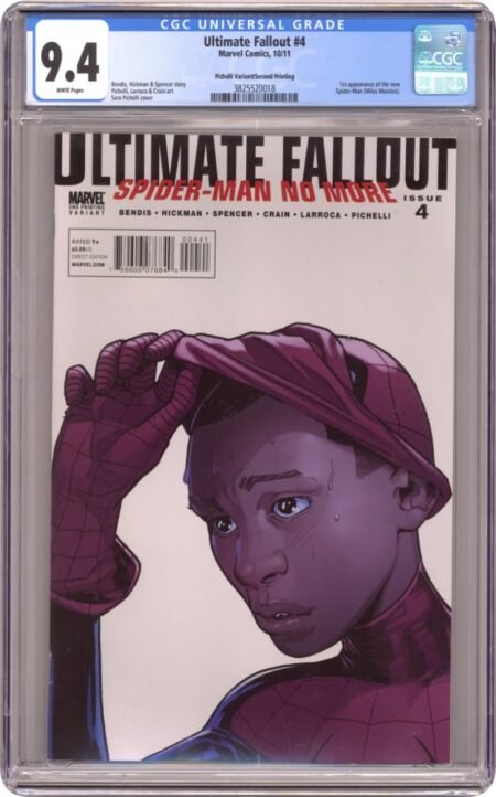 Ultimate Fallout #4 (2nd Print) CGC 9.4