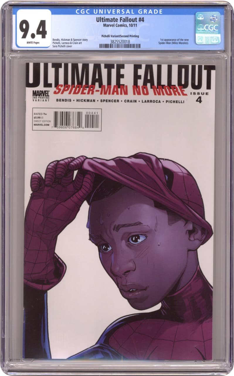 Ultimate Fallout #4 (2nd Print) CGC 9.4