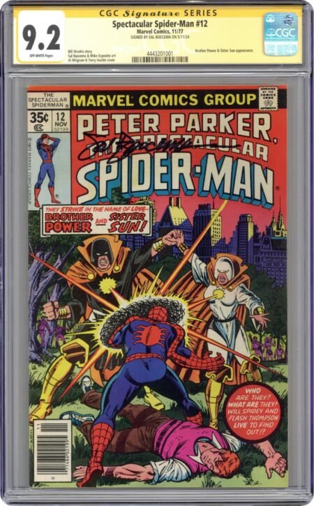 Spectacular Spider-Man #12 CGC 9.2 - Signed by Sal Buscema