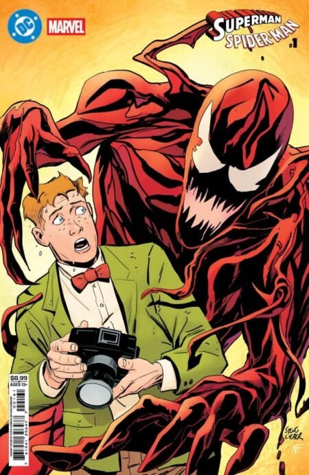 Dc Marvel Superman Spider-Man Cvr F Steve Lieber Jimmy Olsen And Carnage Card Stock Var #1