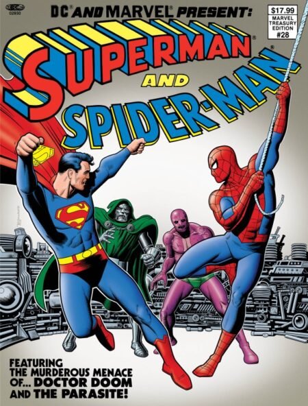 Dc And Marvel Present Superman And Spider-Man Facsimile Edition Cvr B Brian Bolland Var #28