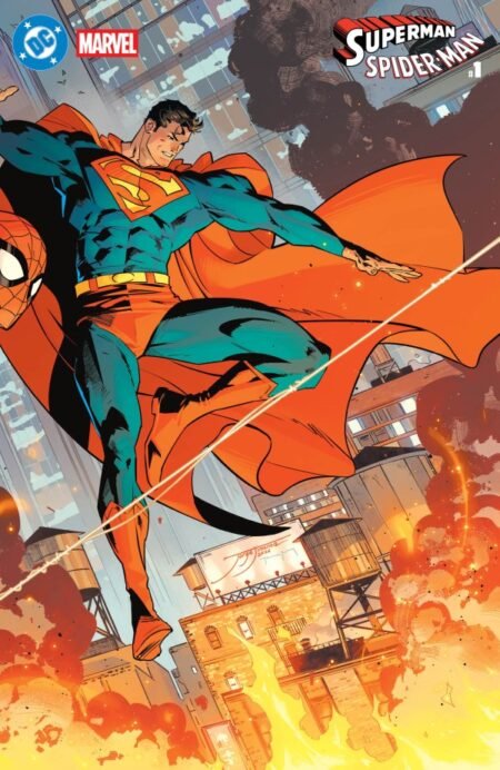 Dc Marvel Superman Spider-Man Cvr Wraparound Jorge Jimenez #1