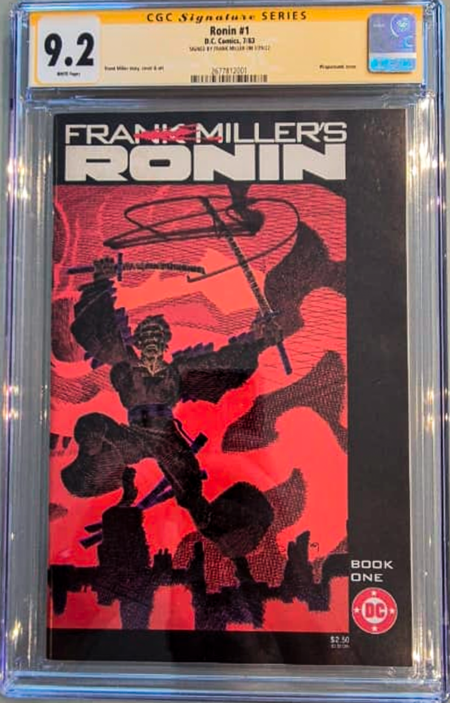 Ronin #1 CGC 9.2 - Signed by Frank Miller