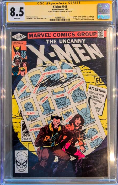 Uncanny X-Men #141 CGC 8.5 - Signed by Chris Claremont