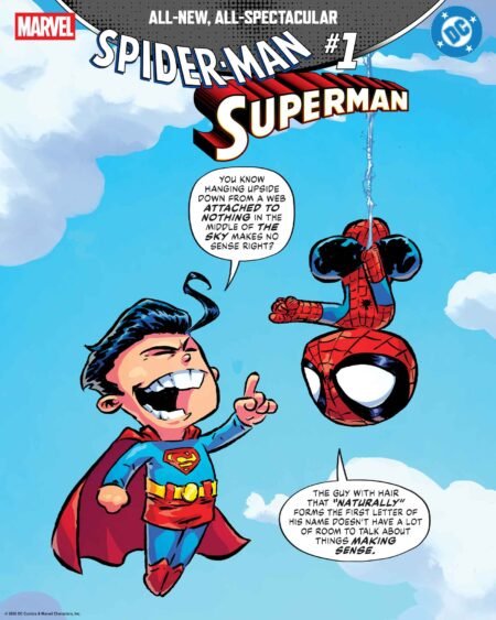 Marvel/Dc: Spider-Man/Superman Cvr I Skottie Young Variant #1