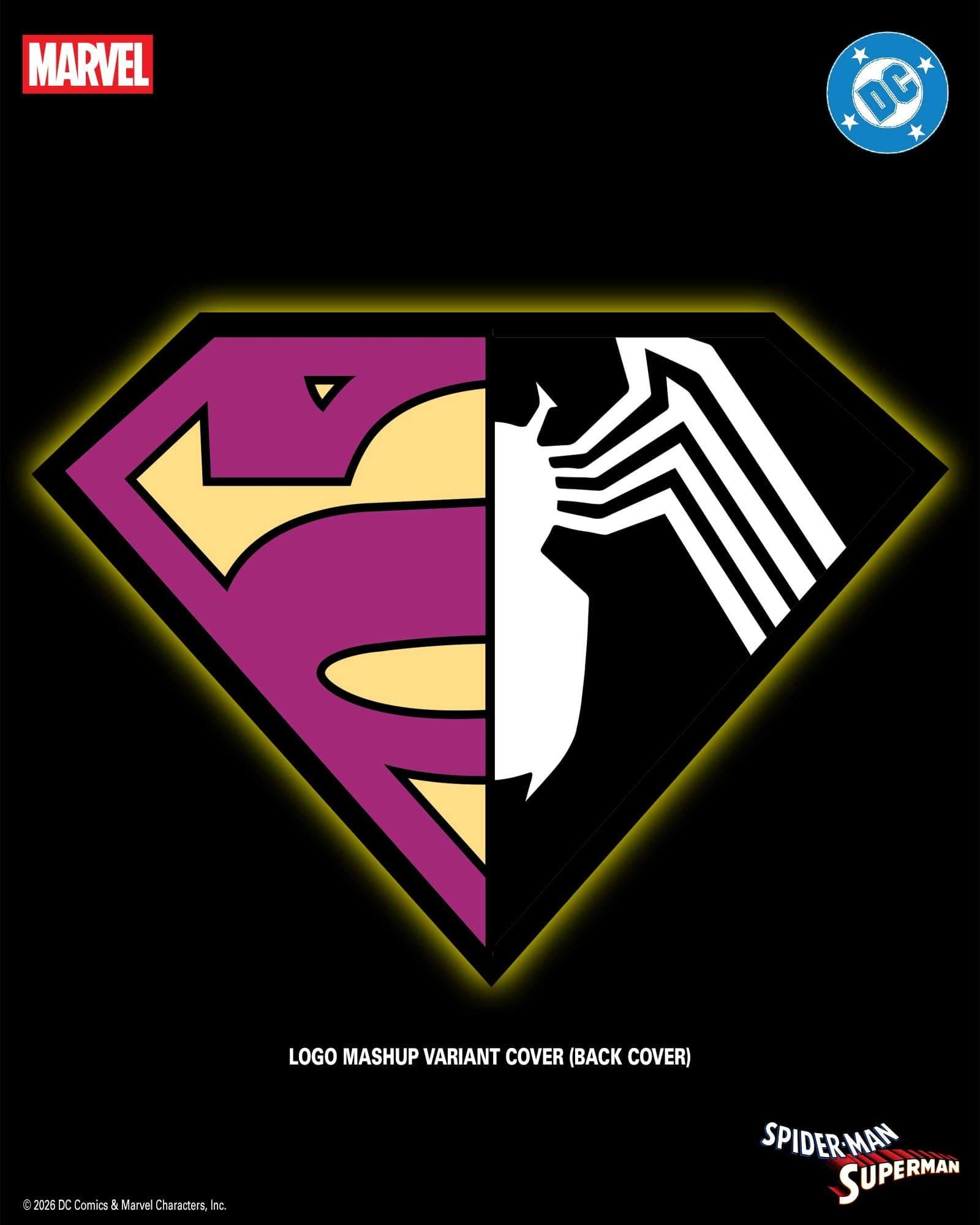 Marvel/Dc: Spider-Man/Superman Cvr E Logo Mashup Variant #1 - Imagem 2