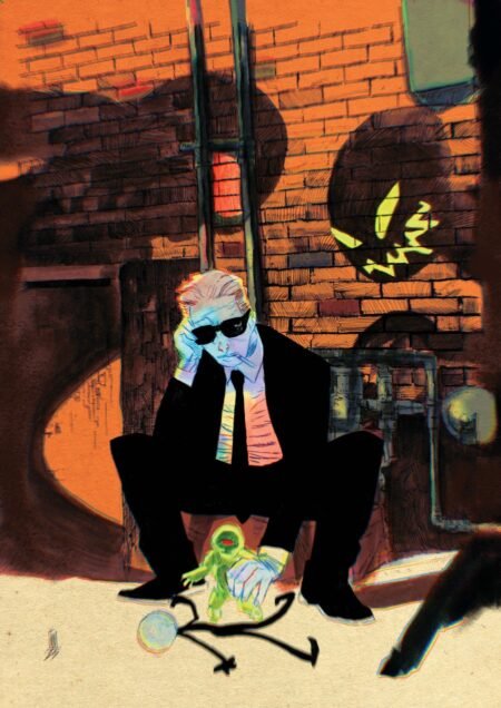 Absolute Martian Manhunter Cvr D Werther Dell Edera Card Stock Var #11