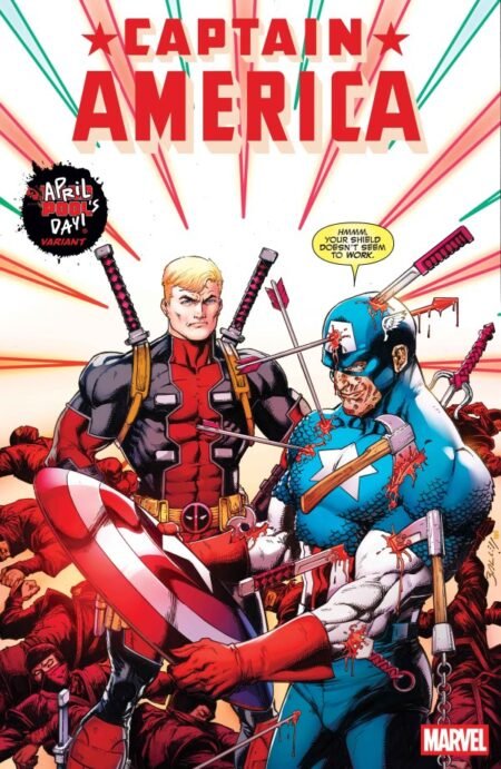 Captain America Cvr D Mark Bagley April Pool's Day Variant #9