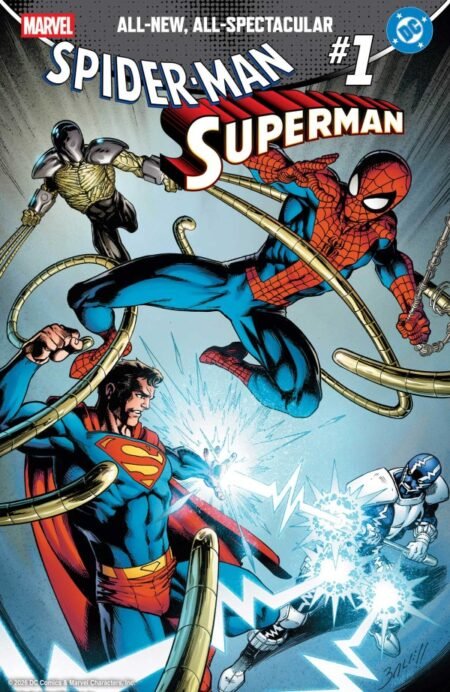 Marvel/Dc: Spider-Man/Superman Cvr C Mark Bagley Foil Variant #1