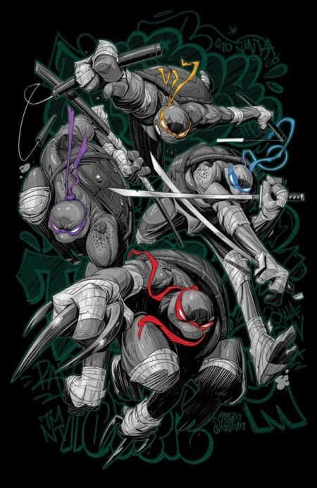 Teenage Mutant Ninja Turtles Ryan Smallman Variant #1 Black