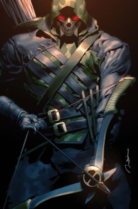 Absolute Green Arrow Cvr B Gerald Parel Card Stock Var #1