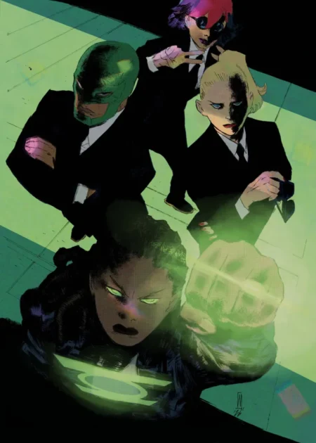 Absolute Green Lantern Cvr D Werther Dell Edera Card Stock Var #15