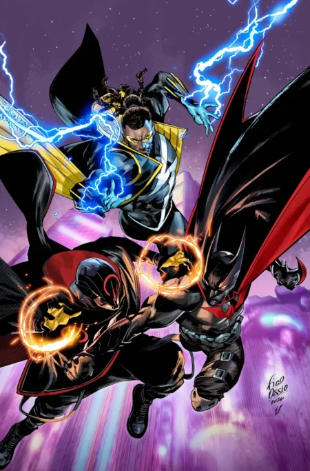 Batman Static Beyond Cvr C Fico Ossio Card Stock Var #6