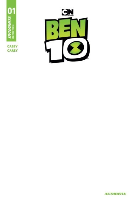 Ben 10 Cvr F Blank Authentix Var #1