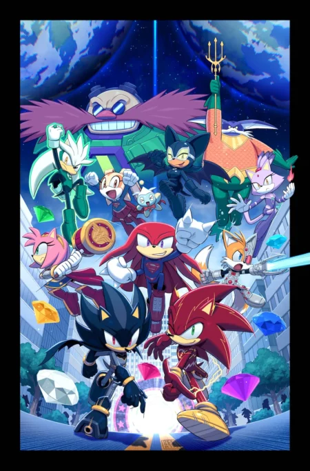 Dc X Sonic The Hedgehog The Metal Legion Cvr D Min Ho Kim Card Stock Var #1