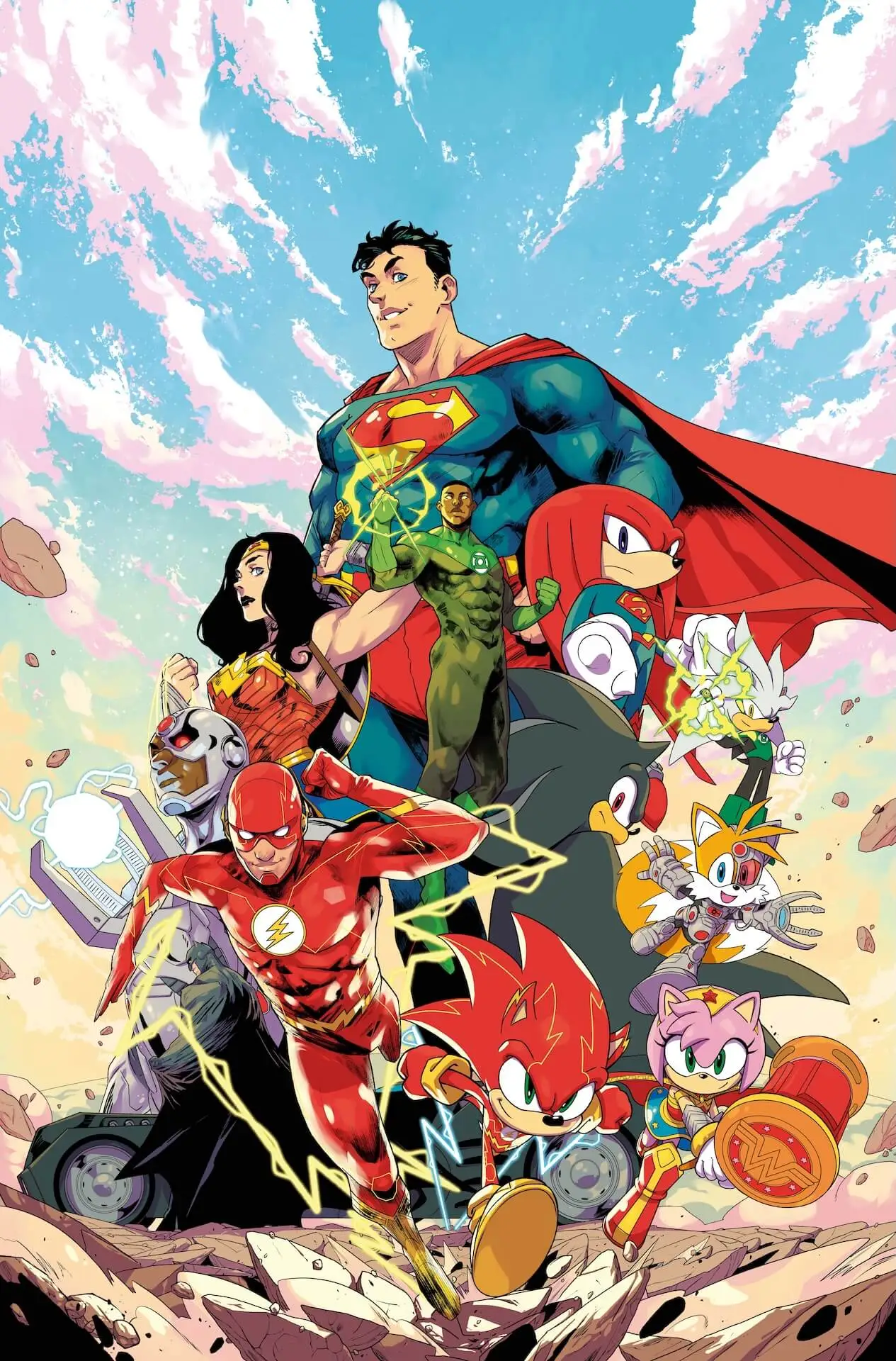 Dc X Sonic The Hedgehog The Metal Legion Cvr A Pablo M Collar #1