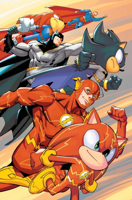 Dc X Sonic The Hedgehog The Metal Legion Cvr C Daniele Di Nicuolo Card Stock Var #2