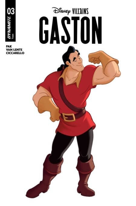 Disney Villains Gaston Cvr B Animation Art Var #3