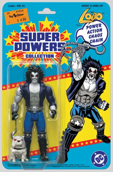 Lobo Facsimile Edition Cvr B Jason Geyer And Alex Saviuk Lobo Super Powers Card Stock Var #1